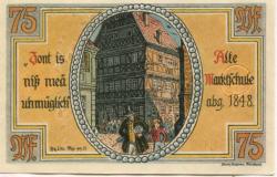 Meiningen - Stadt - 21.6.1921 - 75 Pfennig