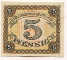Mellrichstadt - Bezirkssparkasse - -- - 5 Pfennig 
