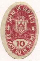 Mellrichstadt - Bezirkssparkasse - -- - 10 Pfennig