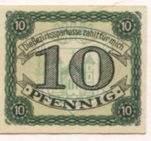Mellrichstadt - Bezirkssparkasse - -- - 10 Pfennig