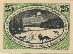 Menteroda - Gemeinde - 1.11.1921 - 25 Pfennig