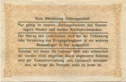 Minden - Kriegsgefangenenlager - 15.11.1916 - 5 Mark