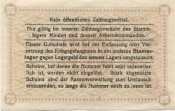 Minden - Kriegsgefangenenlager - 1.12.1917 - 20 Pfennig