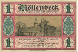 Möllenbeck (heute: Rinteln) - Gemeinde - 1.4.1921 - 31.3.1922 - 1 Mark