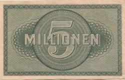 Moers - Verein der Bergwerke am linken Niederrhein eV - 8.9.1923 - 5 Millionen Mark