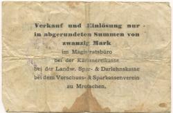 Mrotschen (heute: PL-Mrocz) - Stadt - 10.8.1914 - 1 Mark