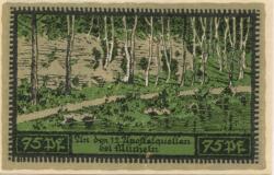 Mücheln - Stadt - 1.7.1921 - 75 Pfennig