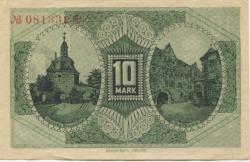Mühlhausen - Stadt - 31.10.1918 - 1.2.1918 - 10 Mark