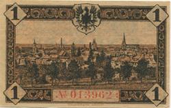 Mühlhausen - Stadt - 15.12.1918 - 1 Mark