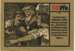 Mühlhausen - Stadt - 1.10.1921 - 50 Pfennig