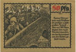 Mühlhausen - Stadt - 1.10.1921 - 50 Pfennig