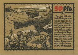 Mühlhausen - Stadt - 1.10.1921 - 50 Pfennig