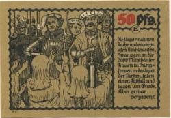 Mühlhausen - Stadt - 1.10.1921 - 50 Pfennig