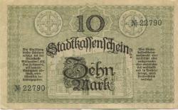 Mülhausen (heute: F-Mulhouse) - Stadt - 15.10.1918 - 10 Mark
