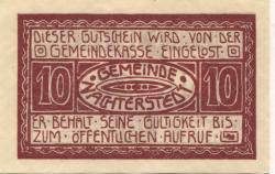 Nachterstedt (heute: Seeland) - Gemeinde - 1.6.1921 - 10 Pfennig 