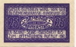 Nachterstedt (heute: Seeland) - Gemeinde - 1.6.1921 - 25 Pfennig 