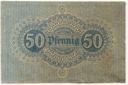 Neckargemünd - Stadt - 1.10.1917 - 50 Pfennig