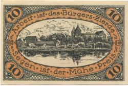 Neidenburg (heute: PL-Nidzica) - Stadt - 22.9.1920 - 10 Pfennig