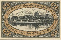 Neidenburg (heute: PL-Nidzica) - Stadt - 22.9.1920 - 50 Pfennig