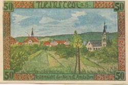 Neinstedt (heute: Thale) - Gemeinde - 1.7.1921 - 50 Pfennig