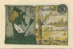 Neinstedt (heute: Thale) - Gemeinde - September 1921 - 50 Pfennig