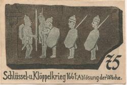 Neinstedt (heute: Thale) - Gemeinde - September 1921 - 75 Pfennig