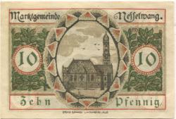 Nesselwang - Marktgemeinde - November 1918 - 10 Pfennig