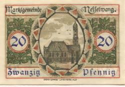 Nesselwang - Marktgemeinde - November 1918 - 20 Pfennig