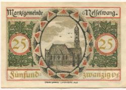 Nesselwang - Marktgemeinde - November 1918 - 25 Pfennig