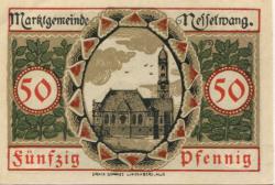 Nesselwang - Marktgemeinde - November 1918 - 50 Pfennig