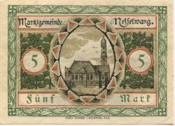 Nesselwang - Marktgemeinde - November 1918 - 5 Mark