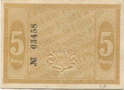 Netzschkau - Stadt - - 31.12.1918 - 5 Pfennig