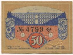 Netzschkau - Stadt - - 31.12.1921 - 50 Pfennig