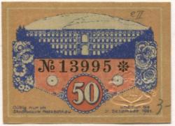 Netzschkau - Stadt - - 31.12.1921 - 50 Pfennig