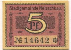 Netzschkau - Stadt - -- - 5 Pfennig