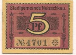 Netzschkau - Stadt - -- - 5 Pfennig