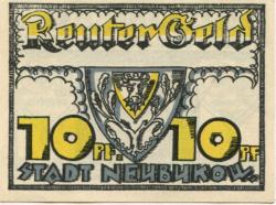 Neubukow - Stadt - 31.5.1922 - 10 Pfennig