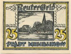 Neubukow - Stadt - 31.5.1922 - 25 Pfennig