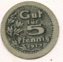 Neuburg - Gewerbebank - 1917 - 5 Pfennig