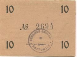 Neudorf (heute: PL-Nowa Wies) - Gemeinde - 1.4.1917 - 30.9.1917 - 10 Pfennig