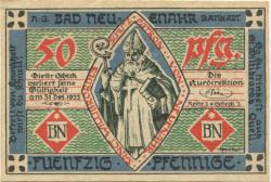 Neuenahr (Bad) - Kurdirektion - 1.3.1922 - 50 Pfennig