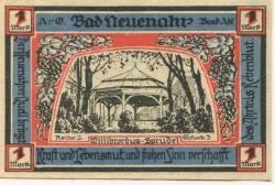 Neuenahr (Bad) - Kurdirektion - 1.3.1922 - 1 Mark