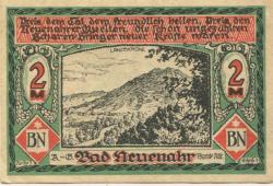 Neuenahr (Bad) - Kurdirektion - 1.3.1922 - 2 Mark