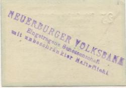 Neuerburg - Neuerburger Volksbank eGmbH - -- - 25 Pfennig