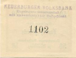 Neuerburg - Neuerburger Volksbank eGmbH - -- - 50 Pfennig