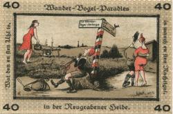 Neugraben-Hausbruch (heute: Hamburg) - Gemeinde - 15.8.1921 - 31.3.1922 - 40 Pfennig