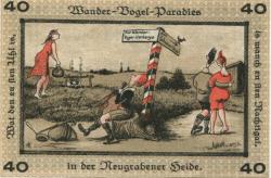 Neugraben-Hausbruch (heute: Hamburg) - Gemeinde - 15.8.1921 - 31.3.1922 - 60 Pfennig