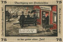 Neugraben-Hausbruch (heute: Hamburg) - Gemeinde - 15.8.1921 - 31.3.1922 - 75 Pfennig
