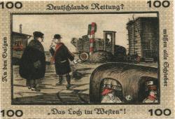 Neugraben-Hausbruch (heute: Hamburg) - Gemeinde - 15.8.1921 - 31.3.1922 - 100 Pfennig