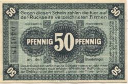 Neuhaldensleben (heute: Haldensleben) - Balleier, Wilhelm, Drogerie, Markt 15, und 19 weitere Aussteller - 1.8.1919 - 50 Pfennig